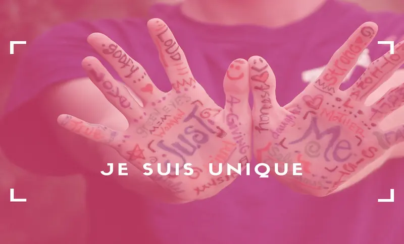Illustration article blog Je suis unique